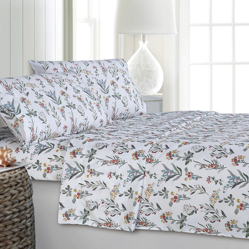 Printed bedding set