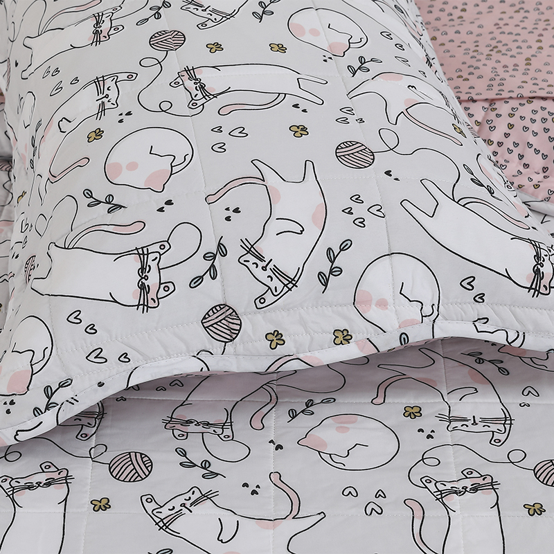 Girl cartoon comforter