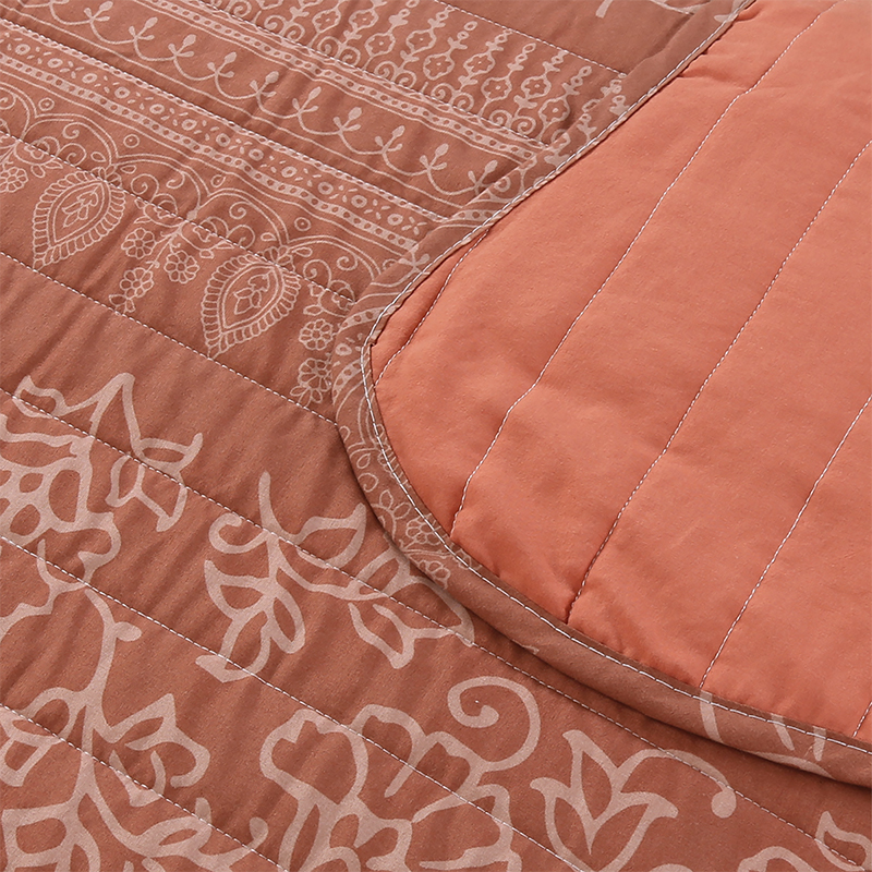 Soft water-washed ultra-fine fiber summer quilt