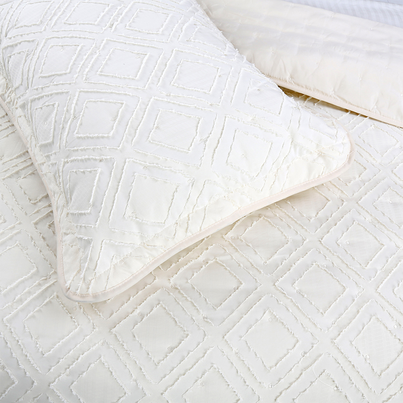 Jacquard tufted winter comforter