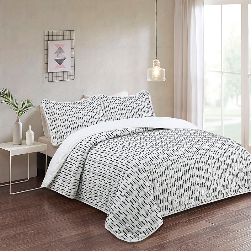 Jacquard tufted winter comforter