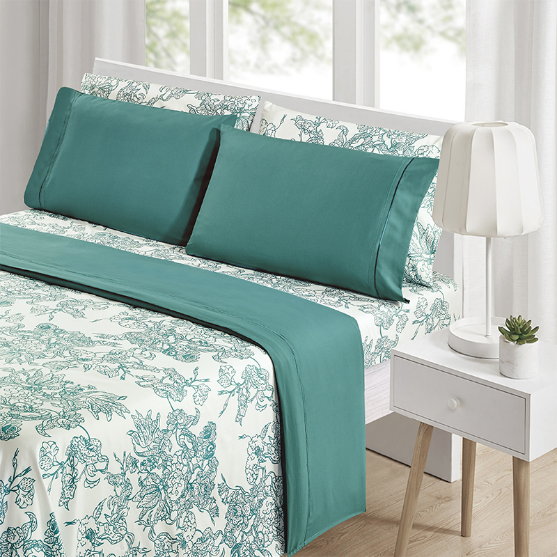 Printed bed sheet set