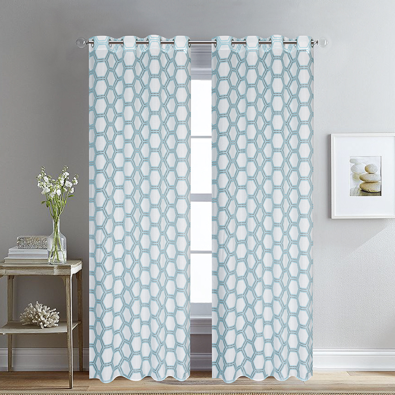 Plain blackout curtain