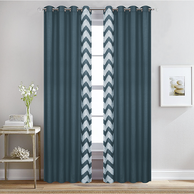 Plain blackout curtain